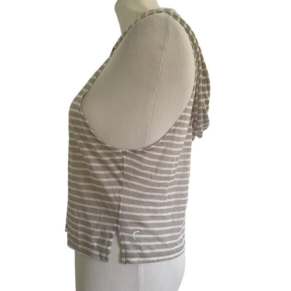 NEW ZYIA Active Size Small Tank Top Cropped Hoodie - Picture 4 of 8